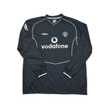 2000/01 MANCHESTER UNITED BOSNICH #13 *MATCH ISSUE* C/L GK SHIRT (XXL) UMBRO