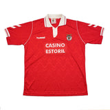 1992/93 BENFICA #6 *MATCH WORN EUSEBIO TESTIMONIAL VS MANCHESTER UNITED* HOME SHIRT (XL) HUMMEL