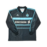 1999/00 MARSEILLE FISCHER #24 *MATCH WORN VS* C/L THIRD SHIRD (XL) ADIDAS