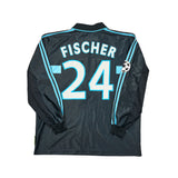 1999/00 MARSEILLE FISCHER #24 *MATCH WORN VS* C/L THIRD SHIRD (XL) ADIDAS