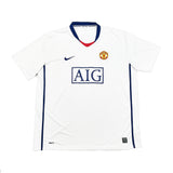 2008/09 MANCHESTER UNITED SCHOLES #18 AWAY SHIRT (XXL) NIKE