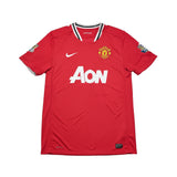 2011/12 MANCHESTER UNITED CLEVERLEY #23 HOME SHIRT (L) NIKE