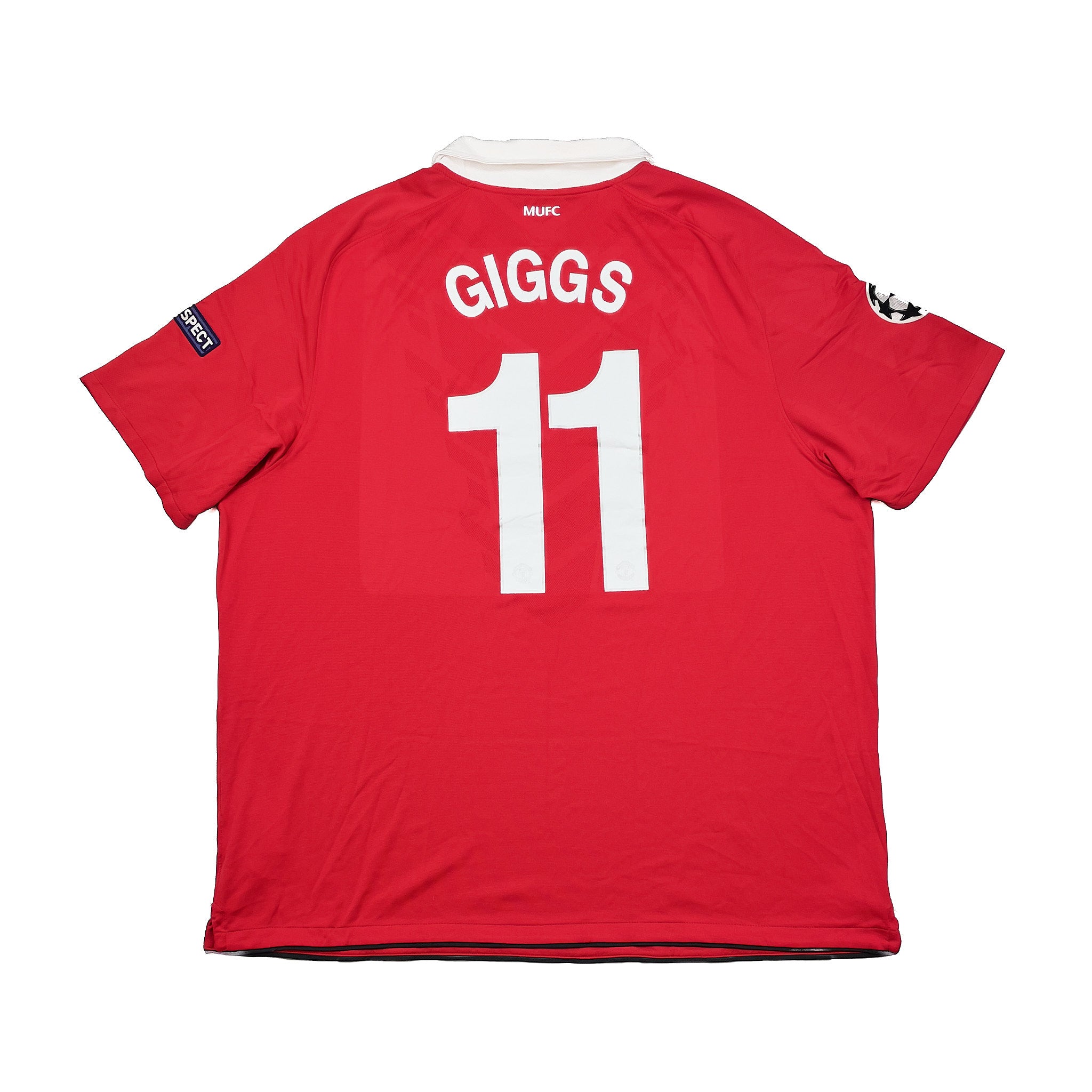 2010/11 Manchester United Giggs #11 C/L Home Shirt (XXL) Nike