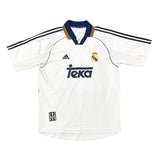 1999/00 REAL MADRID MCMANAMAN #8 HOME SHIRT (M) ADIDAS