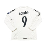 2005/06 REAL MADRID RONALDO #9 C/L HOME SHIRT (L) ADIDAS