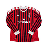 2011/12 AC Milan Inzaghi #9 L/S Home Shirt (XL) Adidas