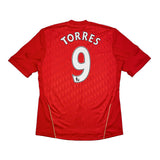 2010/12 Liverpool Torres #9 Home Shirt (L) Adidas