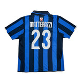 2007/08 Inter Milan Matterazzi #23 Centenary Home Shirt (L) Nike