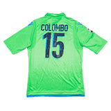 2014/15 NAPOLI COLOMBO #15 *MATCH ISSUE* GK SHIRT (XL) MACRON