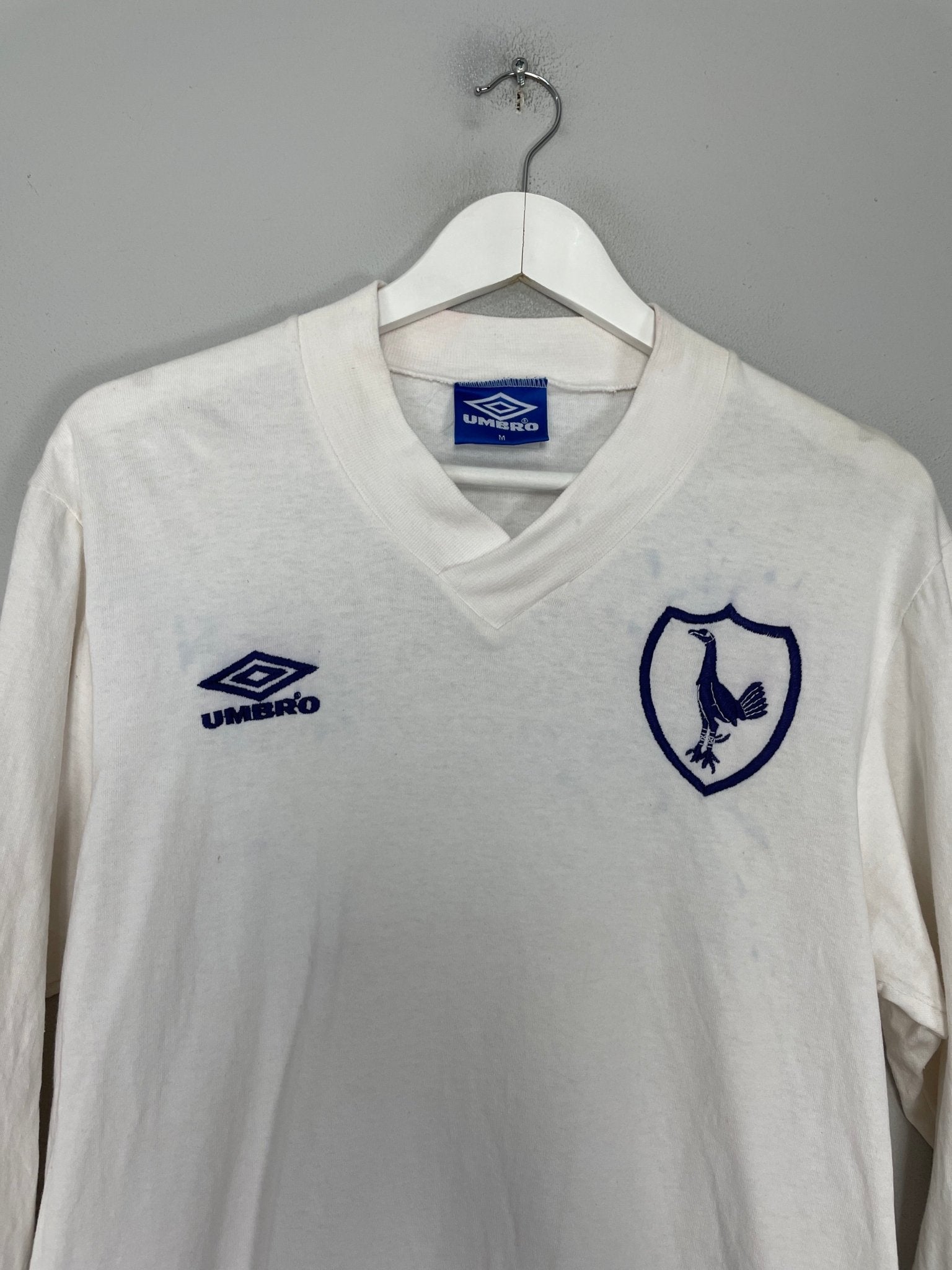 Shop 1960/61 TOTTENHAM L/S TRIBUTE HOME SHIRT (M) UMBRO, classic football shirts, vintage football shirts & retro soccer jerseys at Cult Kits