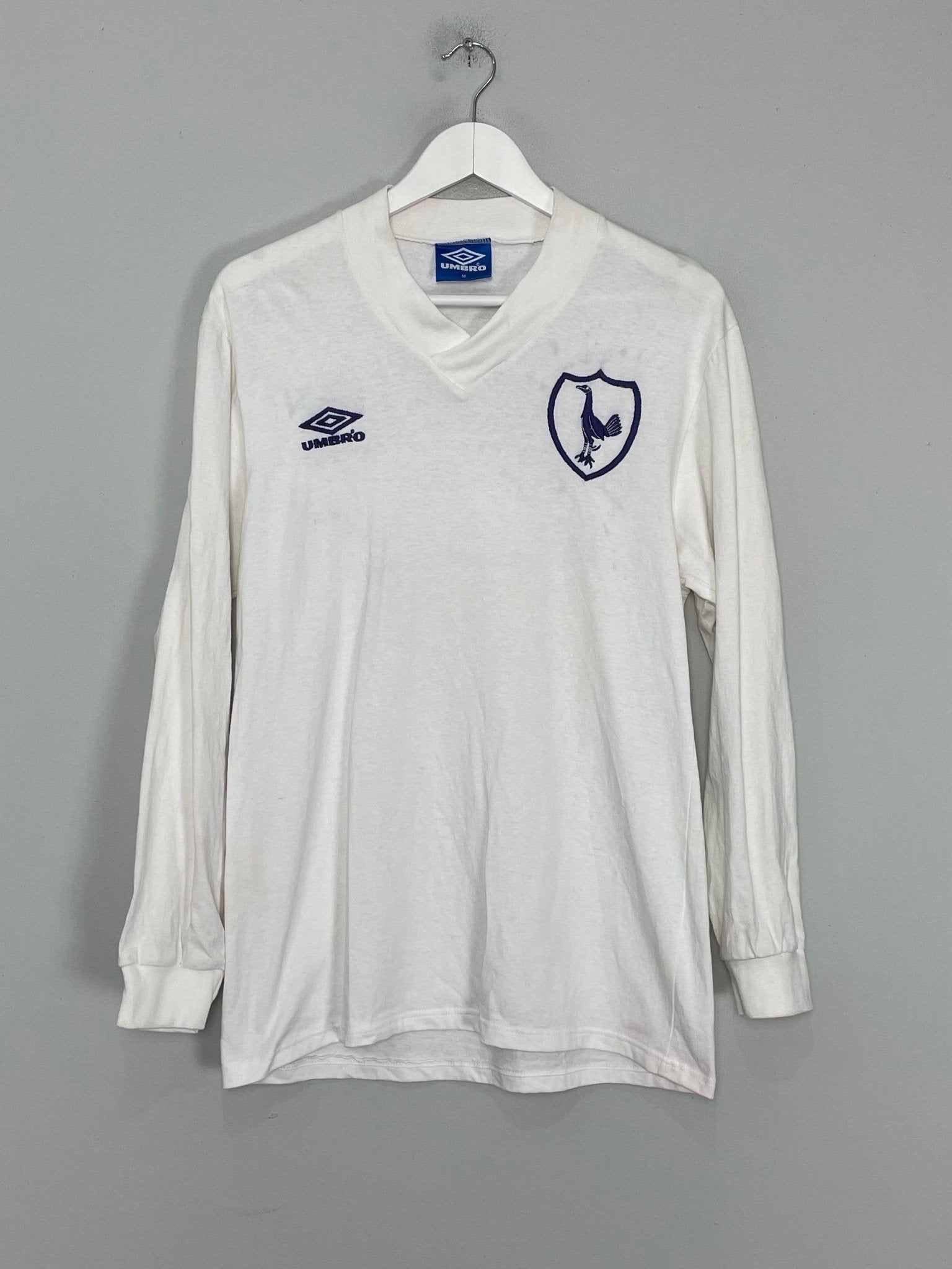 Shop 1960/61 TOTTENHAM L/S TRIBUTE HOME SHIRT (M) UMBRO, classic football shirts, vintage football shirts & retro soccer jerseys at Cult Kits