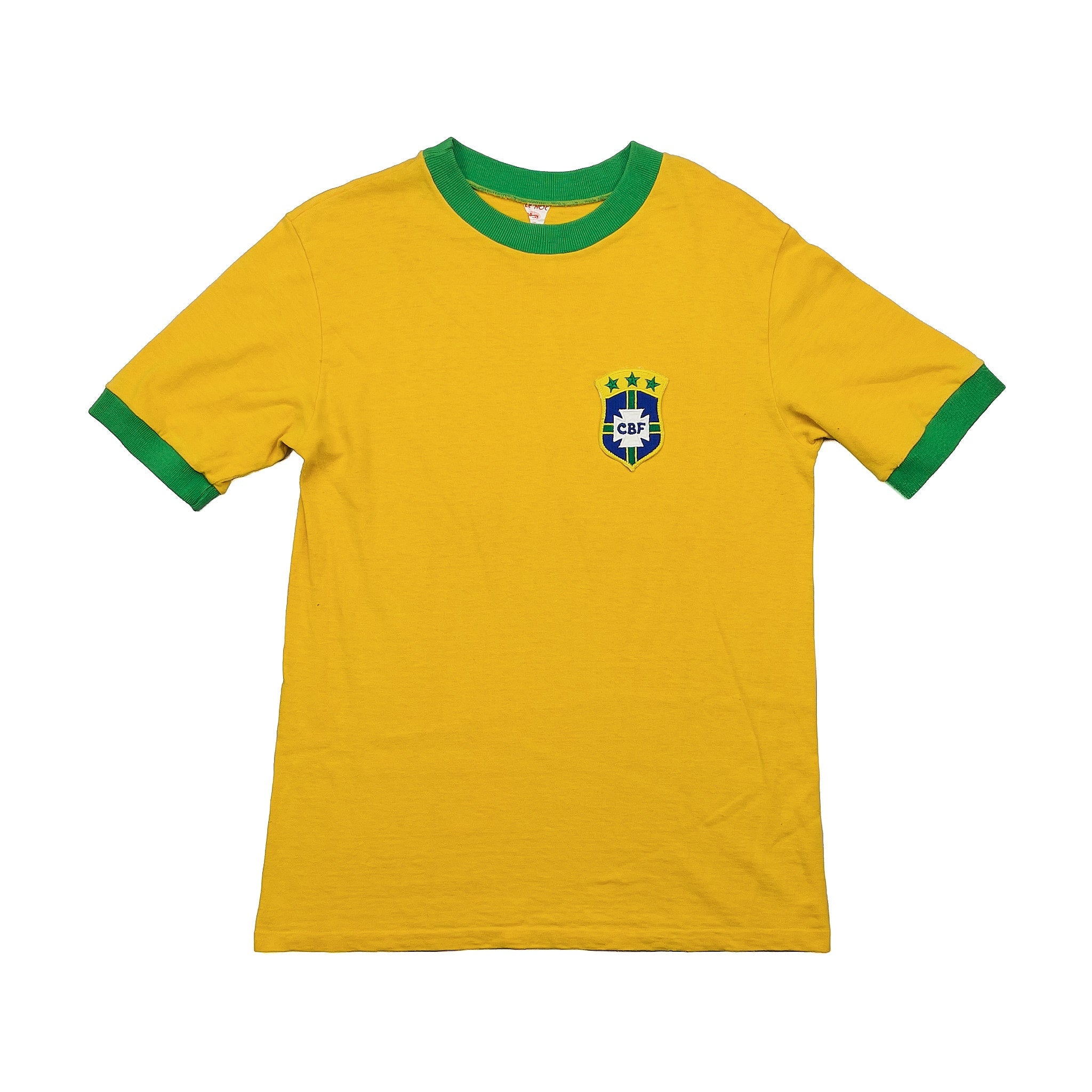 Buy 1970 Brazil Fan Shirt (S) Le Roc ~ Free worldwide shipping available ~ Authentic Vintage Football Shirts from Cult Kits