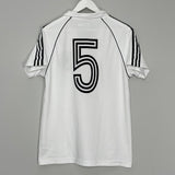 Shop 1974 GERMANY #5 *ADIDAS ORIGINALS RE-ISSUE* HOME SHIRT (M) ADIDAS, classic football shirts, vintage football shirts & retro soccer jerseys at Cult Kits