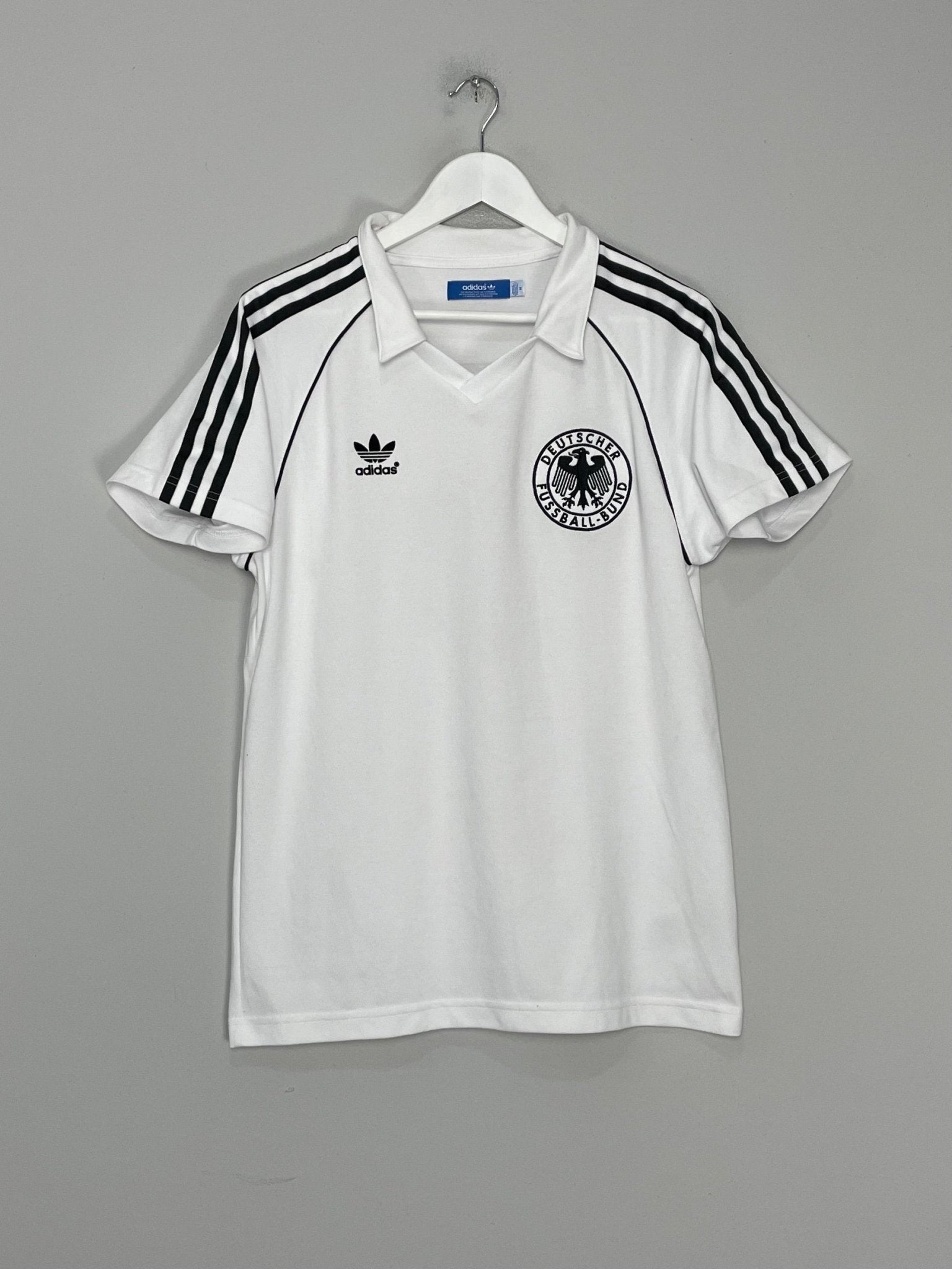 Shop 1974 GERMANY #5 *ADIDAS ORIGINALS RE-ISSUE* HOME SHIRT (M) ADIDAS, classic football shirts, vintage football shirts & retro soccer jerseys at Cult Kits