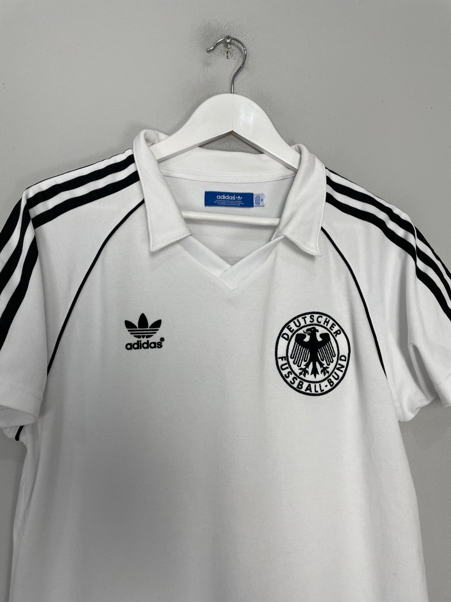 Shop 1974 GERMANY #5 *ADIDAS ORIGINALS RE-ISSUE* HOME SHIRT (M) ADIDAS, classic football shirts, vintage football shirts & retro soccer jerseys at Cult Kits