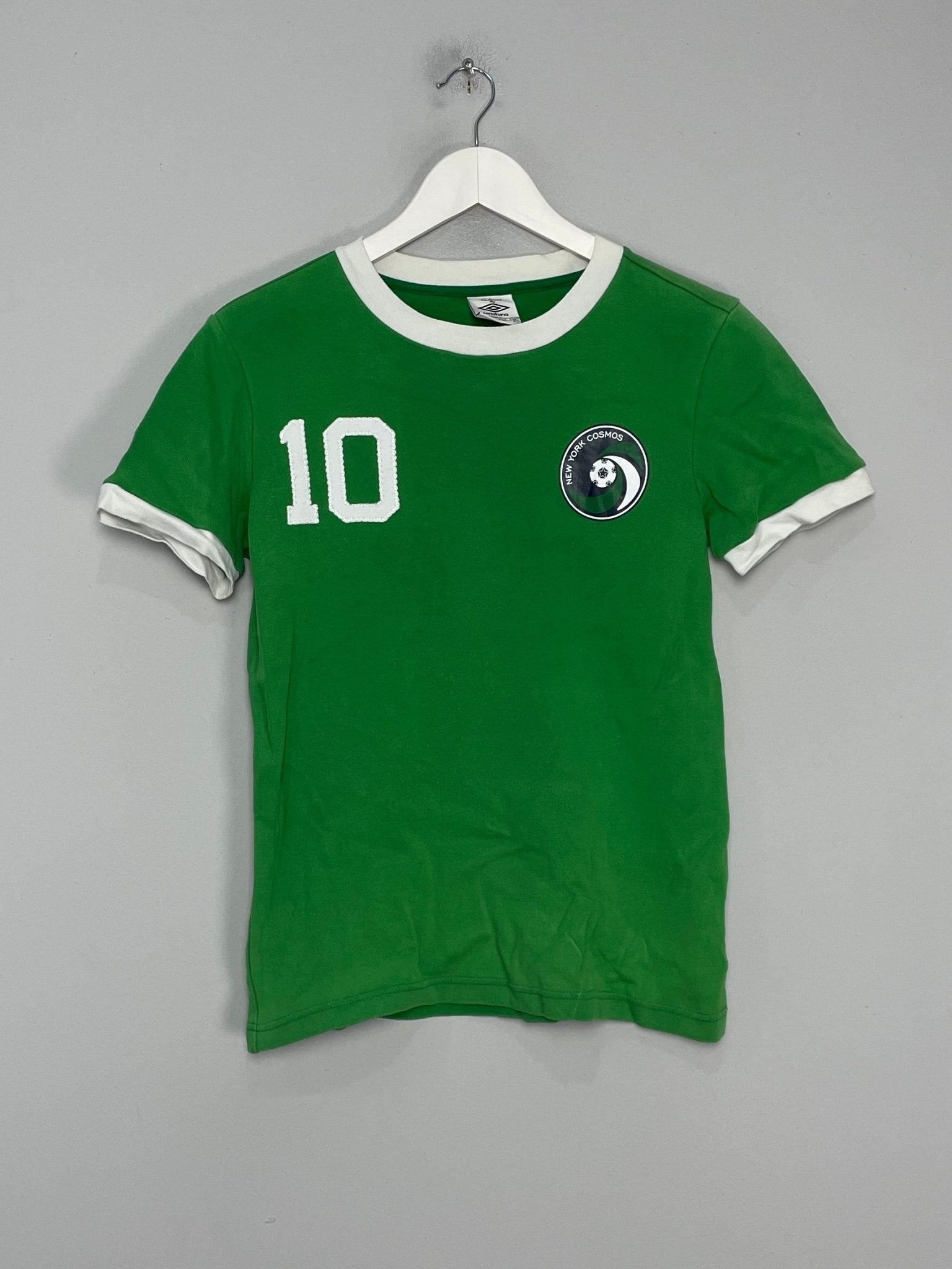 Shop 1974/76 NEW YORK COSMOS PELE #10 *RE-ISSUE* HOME SHIRT (S) UMBRO, classic football shirts, vintage football shirts & retro soccer jerseys at Cult Kits