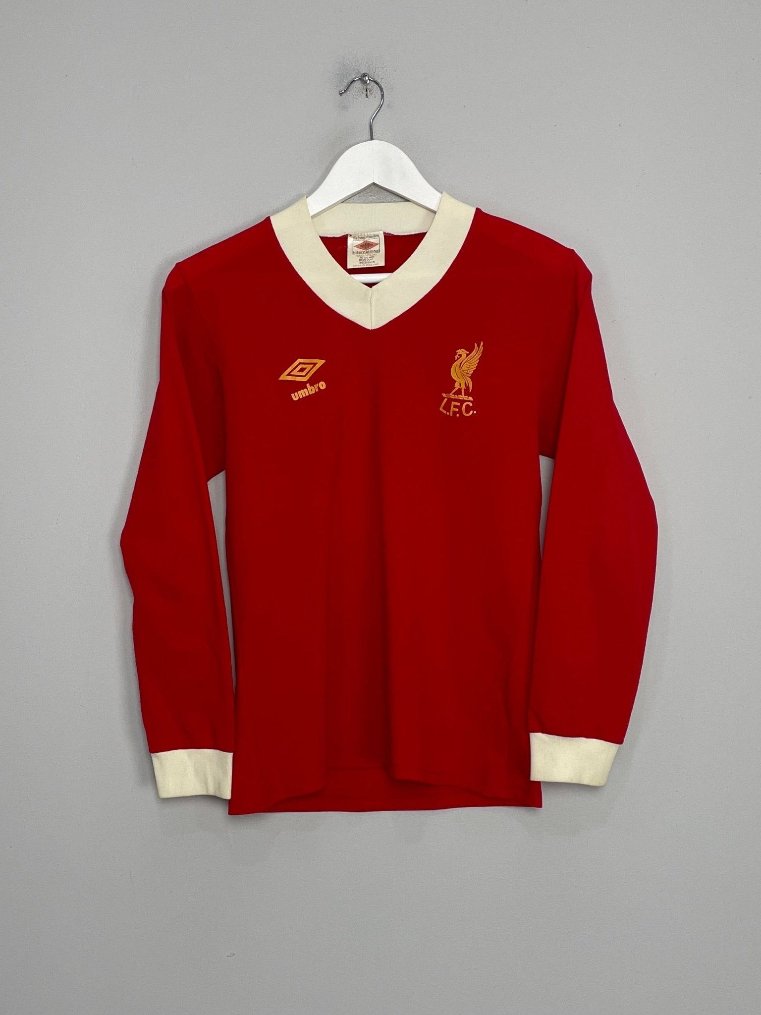 Shop 1979/82 LIVERPOOL L/S HOME SHIRT (S) UMBRO, classic football shirts, vintage football shirts & retro soccer jerseys at Cult Kits
