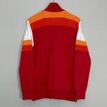 Shop 1980 ROMA RETRO TRACKSUIT TOP (M) OM, classic football shirts, vintage football shirts & retro soccer jerseys at Cult Kits