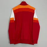 Shop 1980 ROMA RETRO TRACKSUIT TOP (M) OM, classic football shirts, vintage football shirts & retro soccer jerseys at Cult Kits