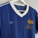 Shop 1980/81 FRANCE HOME SHIRT (M) ADIDAS, classic football shirts, vintage football shirts & retro soccer jerseys at Cult Kits