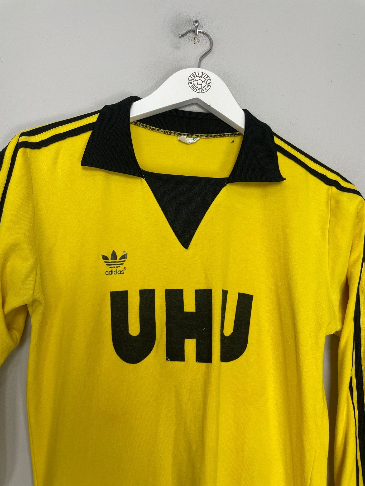 Shop 1980/82 DORTMUND L/S HOME SHIRT (S) ADIDAS, classic football shirts, vintage football shirts & retro soccer jerseys at Cult Kits