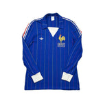 Buy 1980/82 France L/S Home Shirt (M) Adidas ~ Free worldwide shipping ~ Authentic Vintage Football Shirts from Cult Kits