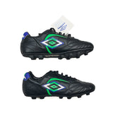 Buy 1980'S Classic Umbro Green/Blue Football Boots (11) ~ Free worldwide shipping ~ Authentic Vintage Football Shirts from Cult Kits