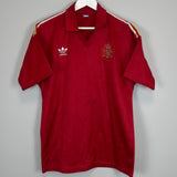 Shop 1981 SPAIN #6 *PLAYER ISSUE* HOME SHIRT (L) ADIDAS, classic football shirts, vintage football shirts & retro soccer jerseys at Cult Kits