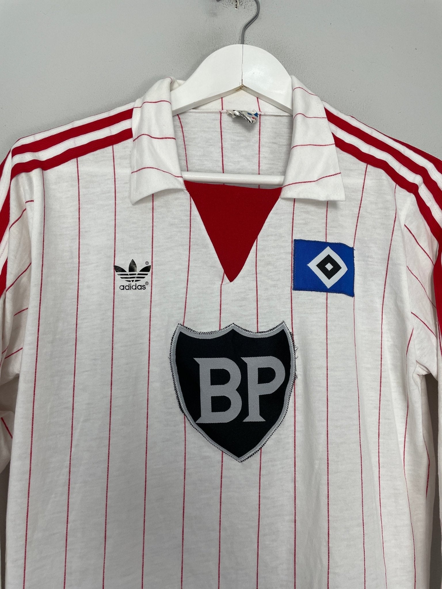 Shop 1981/83 HAMBURG L/S HOME SHIRT (M) ADIDAS, classic football shirts, vintage football shirts & retro soccer jerseys at Cult Kits