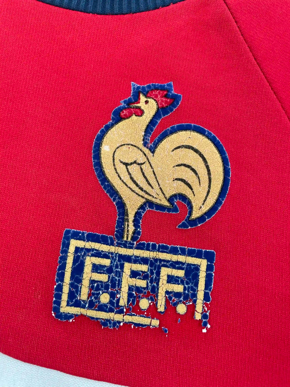 1982 France Adidas football shirt - view 3 - Cult Kits