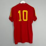 Shop 1982 SPAIN #10 *RE-ISSUE* HOME SHIRT (L) ADIDAS, classic football shirts, vintage football shirts & retro soccer jerseys at Cult Kits