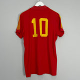 Shop 1982 SPAIN #10 *RE-ISSUE* HOME SHIRT (L) ADIDAS, classic football shirts, vintage football shirts & retro soccer jerseys at Cult Kits