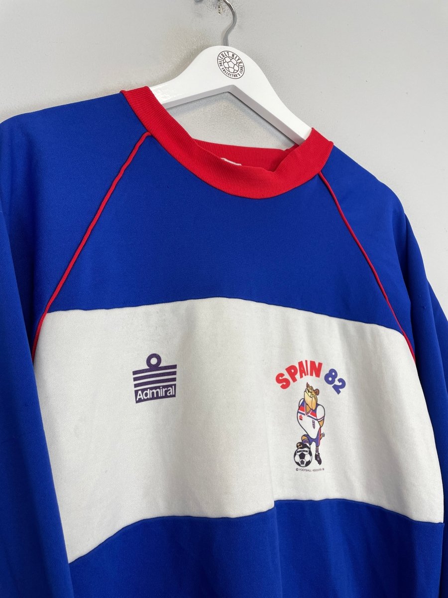 1982 SPAIN SWEATSHIRT (M) ADMIRAL - Cult Kits - Medium - Buy Vintage Football Shirts, Authentic Retro Football Shirts For Sale, Classic Football Shirts & Soccer Jersey