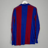 Shop 1982/89 BARCELONA L/S HOME SHIRT (L) MEYBA, classic football shirts, vintage football shirts & retro soccer jerseys at Cult Kits
