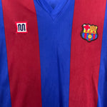 Shop 1982/89 BARCELONA L/S HOME SHIRT (L) MEYBA, classic football shirts, vintage football shirts & retro soccer jerseys at Cult Kits