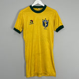 Shop 1983/85 BRAZIL #22 HOME SHIRT (XL) TOPPER, classic football shirts, vintage football shirts & retro soccer jerseys at Cult Kits