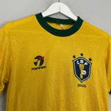 Shop 1983/85 BRAZIL #22 HOME SHIRT (XL) TOPPER, classic football shirts, vintage football shirts & retro soccer jerseys at Cult Kits