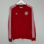 Shop 1984/86 BAYERN MUNICH *RE-ISSUE* L/S HOME SHIRT (L) ADIDAS, classic football shirts, vintage football shirts & retro soccer jerseys at Cult Kits