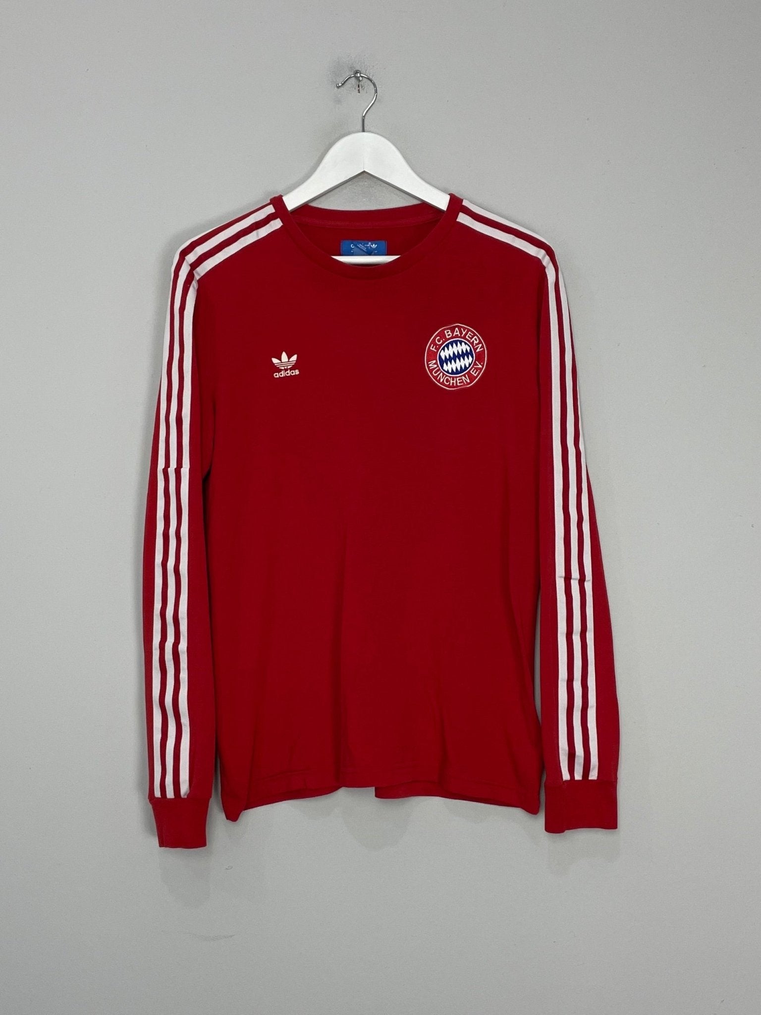 Shop 1984/86 BAYERN MUNICH *RE-ISSUE* L/S HOME SHIRT (L) ADIDAS, classic football shirts, vintage football shirts & retro soccer jerseys at Cult Kits