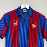 1984/89 BARCELONA HOME SHIRT (S) MEYBA - Cult Kits - Small - Buy Vintage Football Shirts, Authentic Retro Football Shirts For Sale, Classic Football Shirts & Soccer Jersey