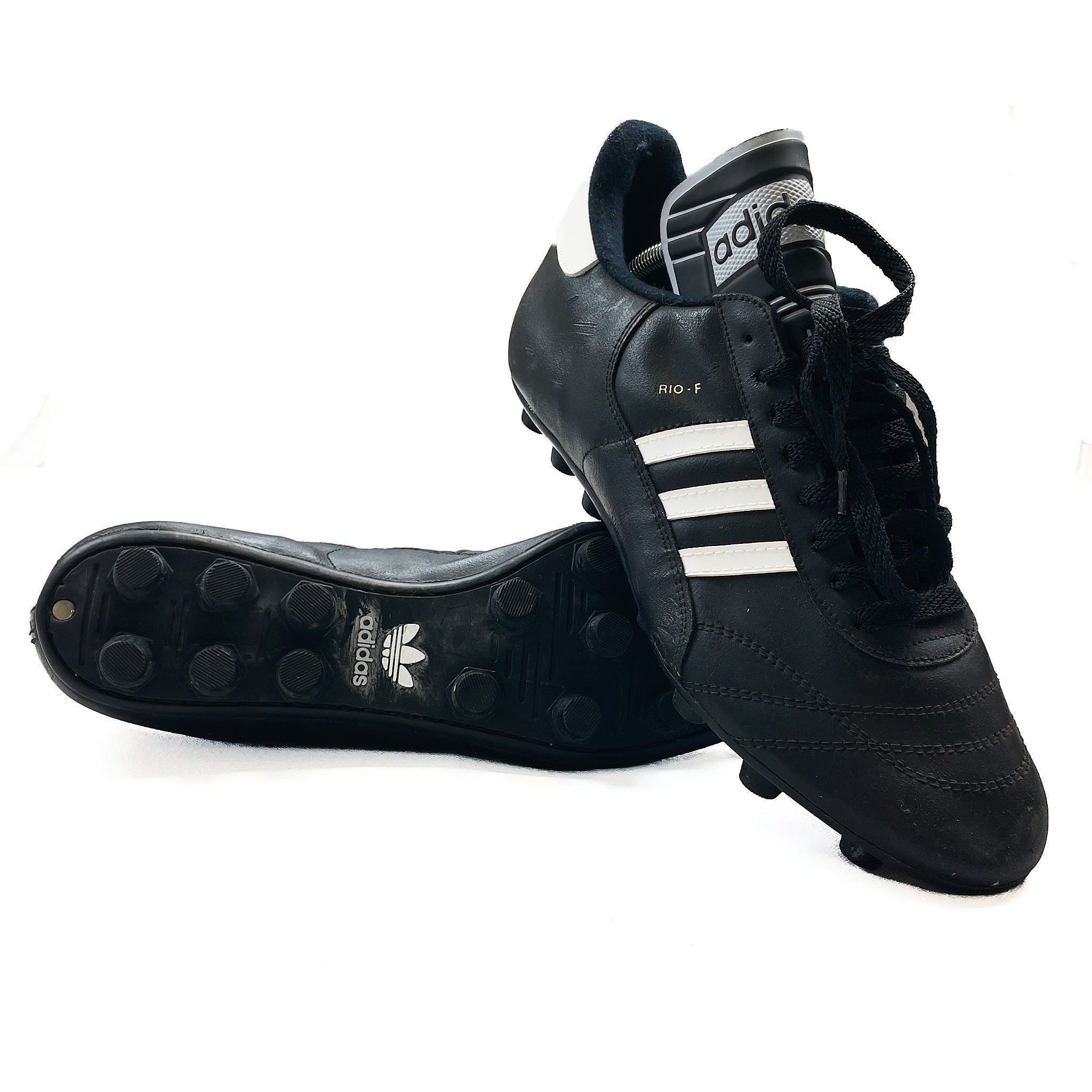 Buy 1985 Adidas 'Rio F' Football Boots (10.5) ~ Free worldwide shipping ~ Authentic Vintage Football Shirts from Cult Kits