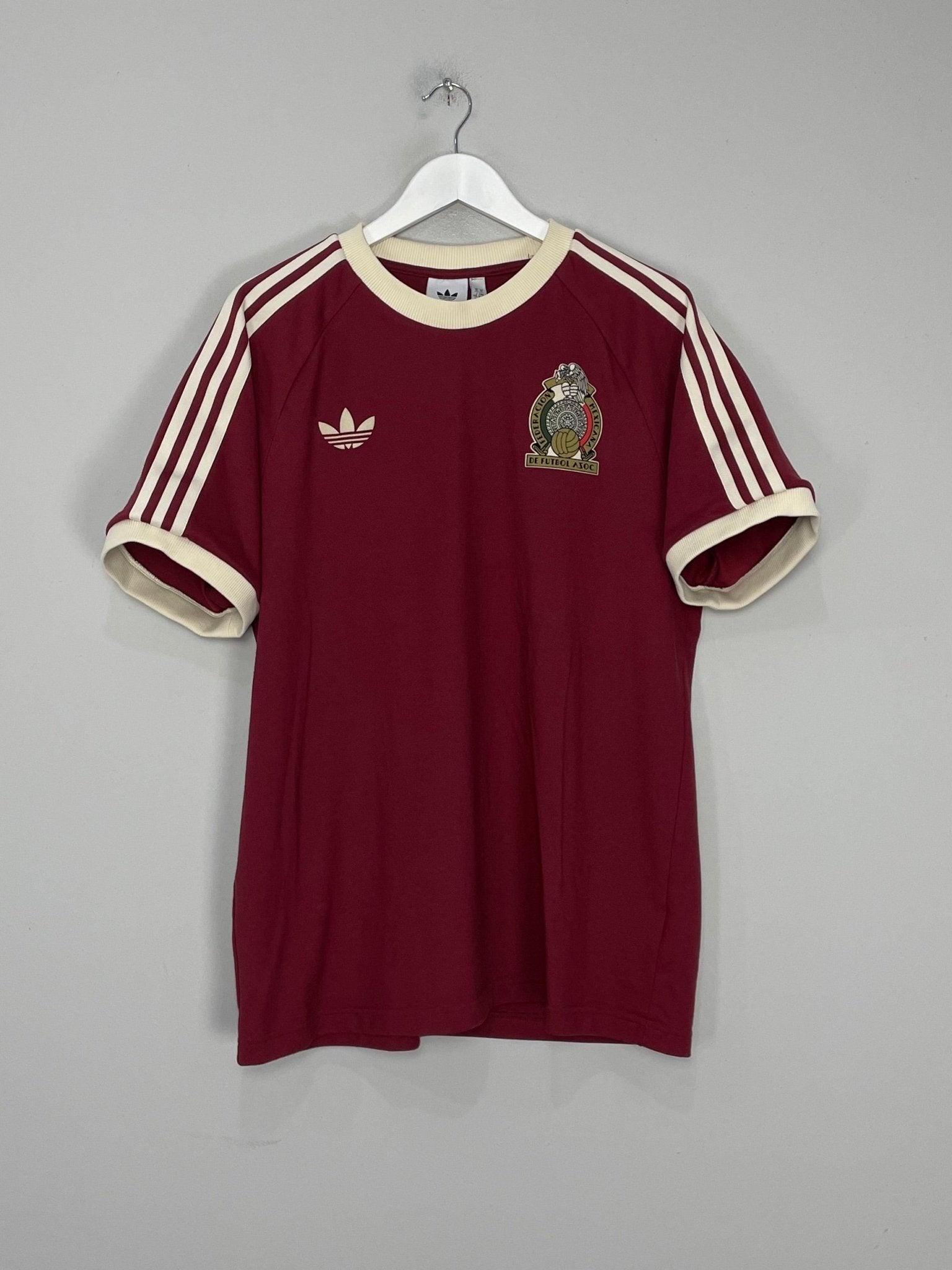 Shop 1985 MEXICO *ADIDAS ORIGINALS RE-ISSUE* AWAY SHIRT (XL) ADIDAS, classic football shirts, vintage football shirts & retro soccer jerseys at Cult Kits