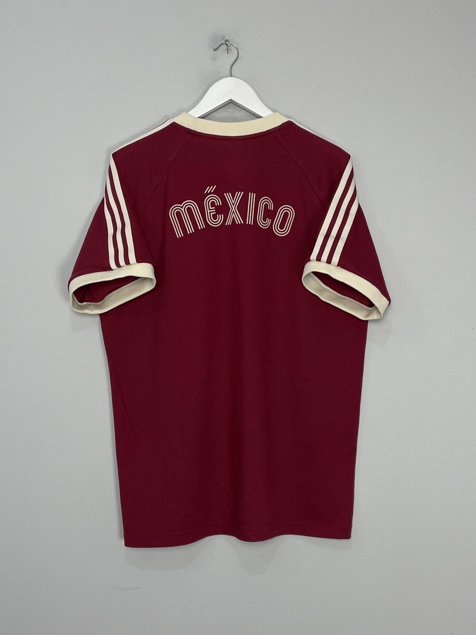 Shop 1985 MEXICO *ADIDAS ORIGINALS RE-ISSUE* AWAY SHIRT (XL) ADIDAS, classic football shirts, vintage football shirts & retro soccer jerseys at Cult Kits