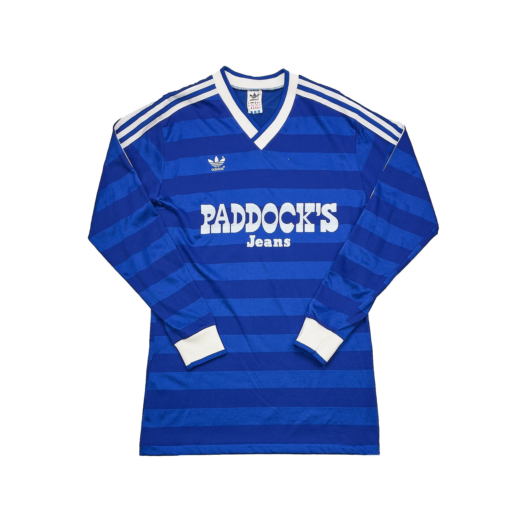 Buy 1985/86 Schalke L/S Home Shirt (M) Adidas ~ Free worldwide shipping ~ Authentic Vintage Football Shirts from Cult Kits