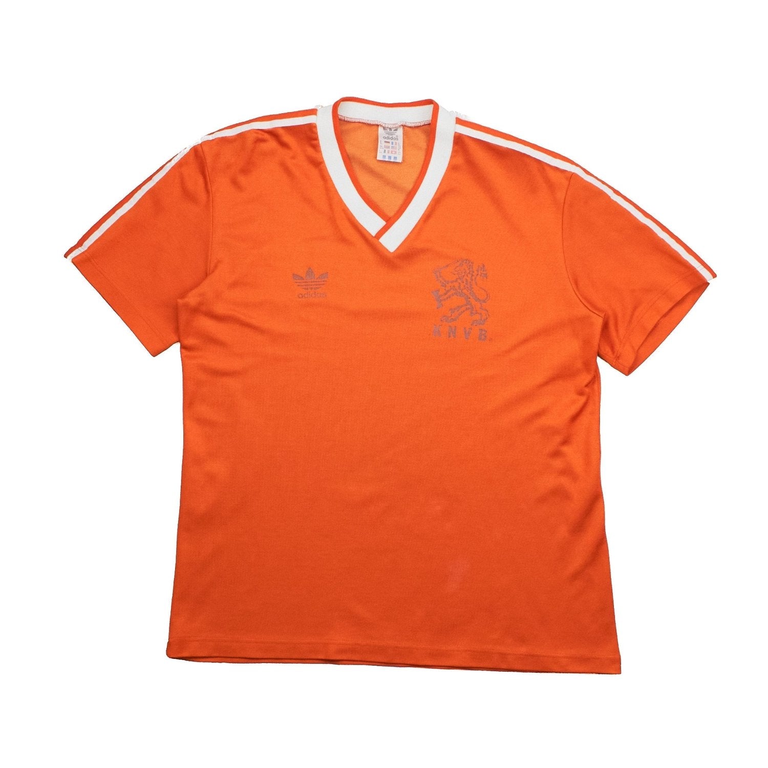 1985 Netherlands Adidas football shirt - view 1 - Cult Kits