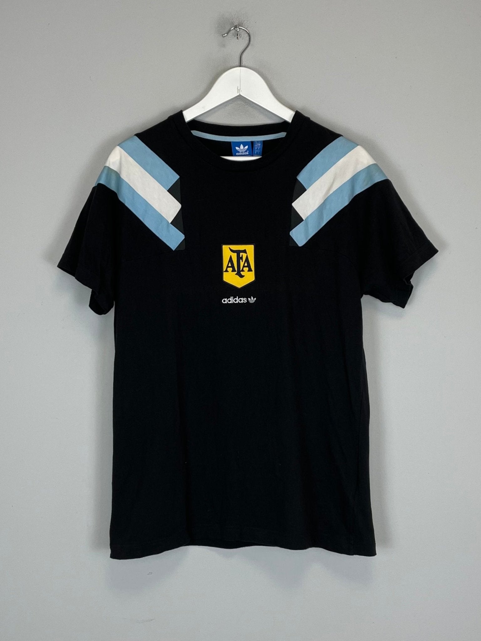 Shop 1986 ARGENTINA ADIDAS ORIGINALS T-SHIRT (L), classic football shirts, vintage football shirts & retro soccer jerseys at Cult Kits