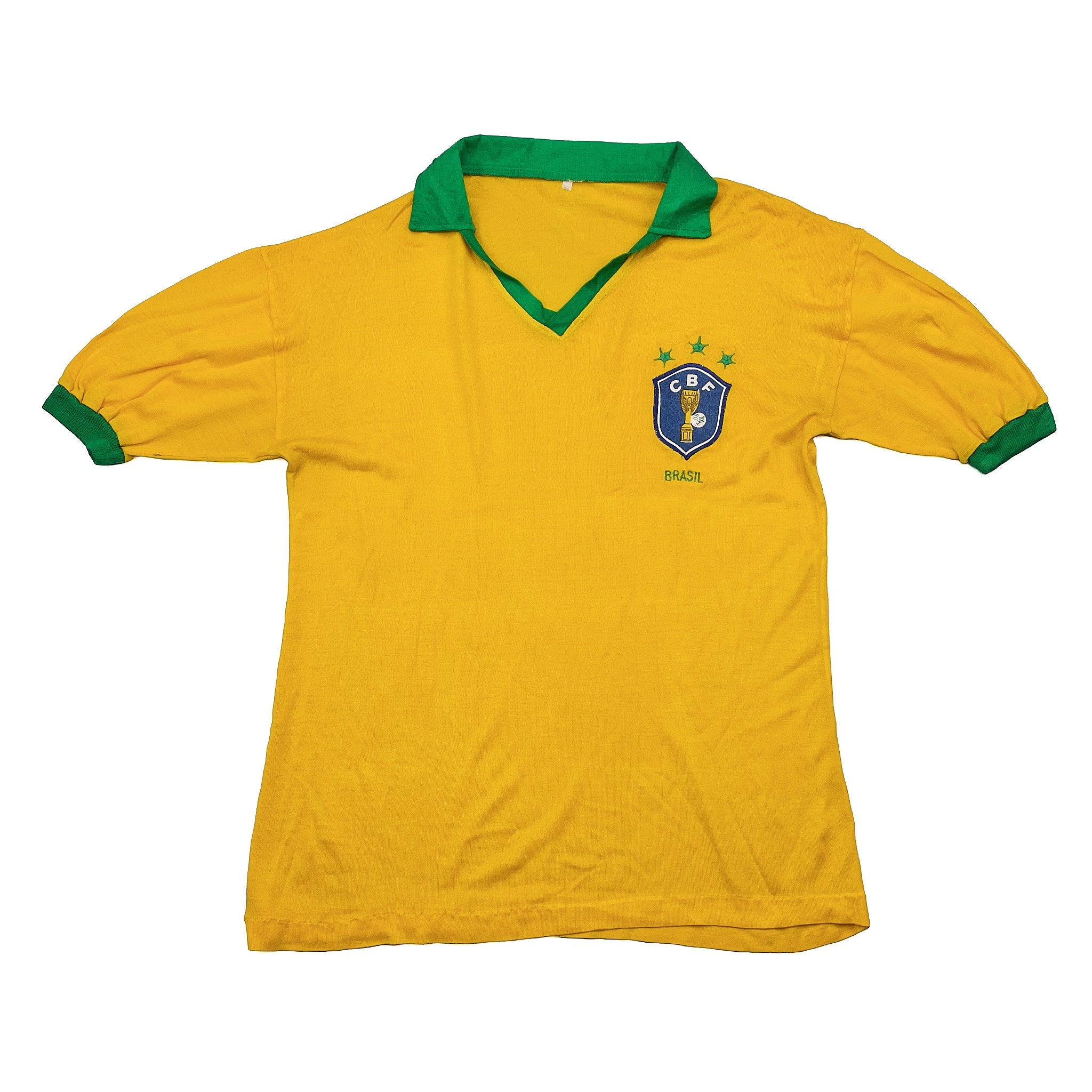 Buy 1986 Brazil Fan Shirt (L) ~ Free worldwide shipping available ~ Authentic Vintage Football Shirts from Cult Kits
