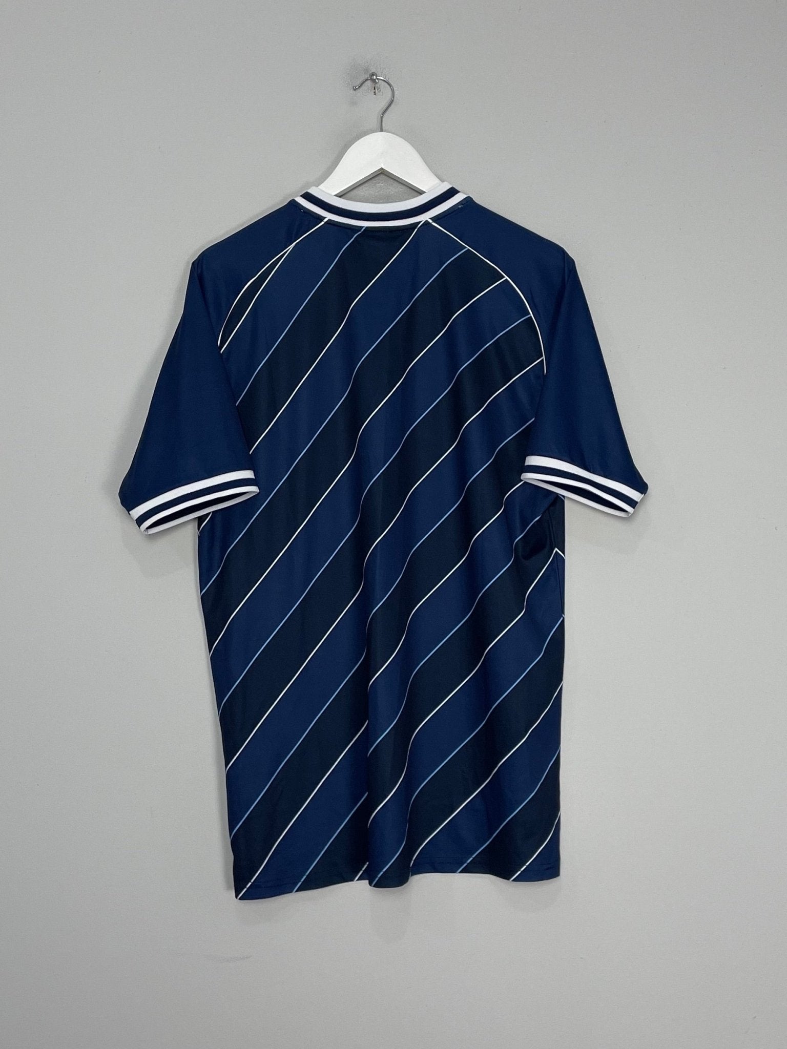 Shop 1986 TOTTEHAM *RE-ISSUE* AWAY SHIRT (L) HUMMEL, classic football shirts, vintage football shirts & retro soccer jerseys at Cult Kits