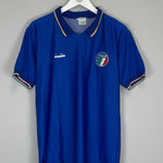 1986/91 ITALY 15 (BAGGIO) HOME SHIRT (L) DIADORA - Cult Kits - Large - Buy Vintage Football Shirts, Authentic Retro Football Shirts For Sale, Classic Football Shirts & Soccer Jersey