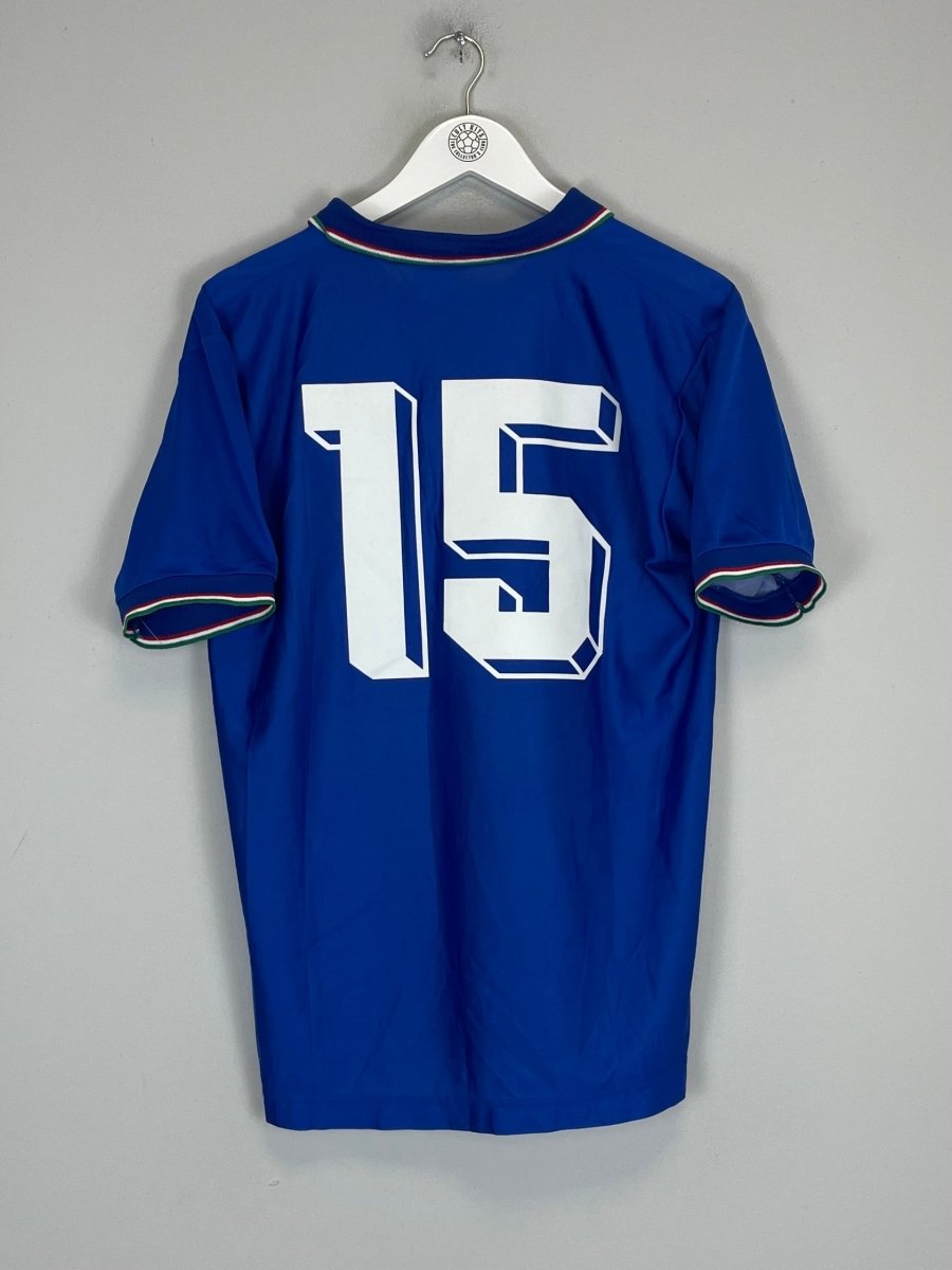 1986/91 ITALY 15 (BAGGIO) HOME SHIRT (L) DIADORA - Cult Kits - Large - Buy Vintage Football Shirts, Authentic Retro Football Shirts For Sale, Classic Football Shirts & Soccer Jersey